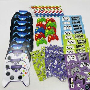 Oriental Trading Set of 8 Gamer Stationery Sets Party Favor Kit Pencils Notepads